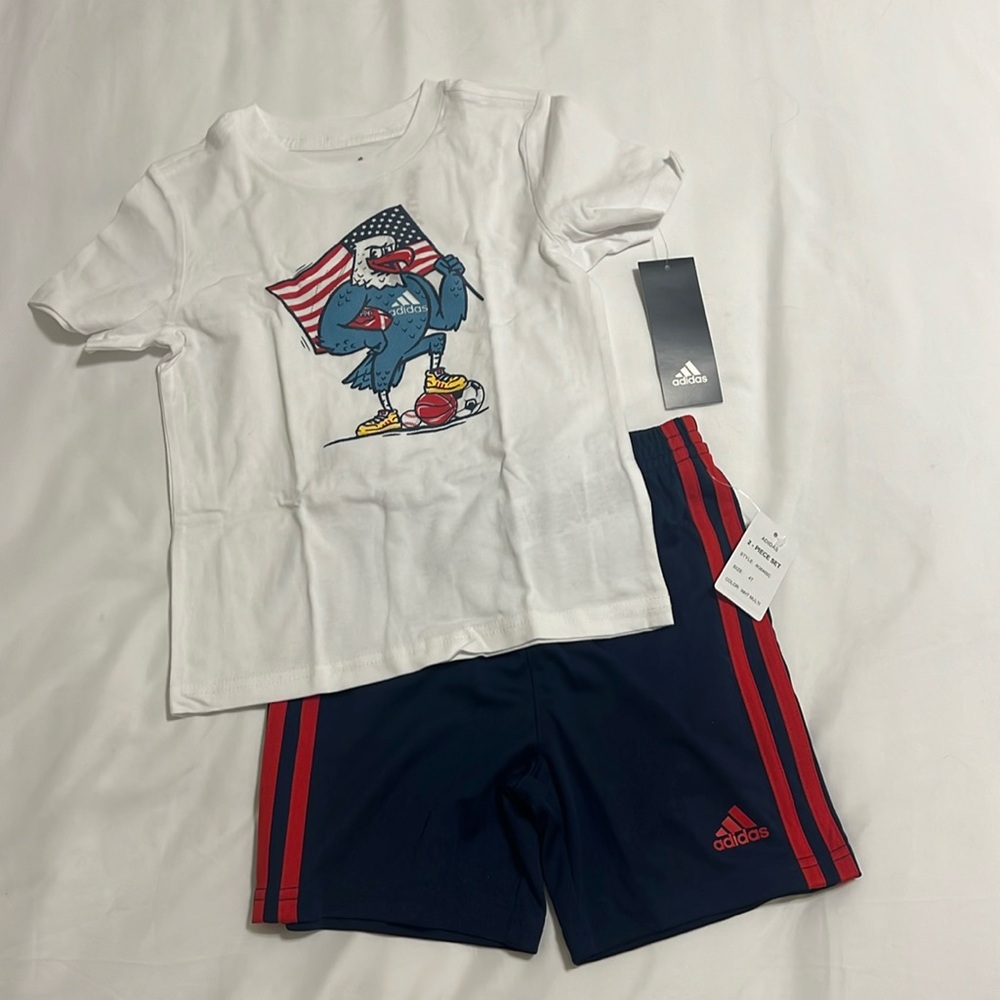 NWT Boys Adidas Set - 4T